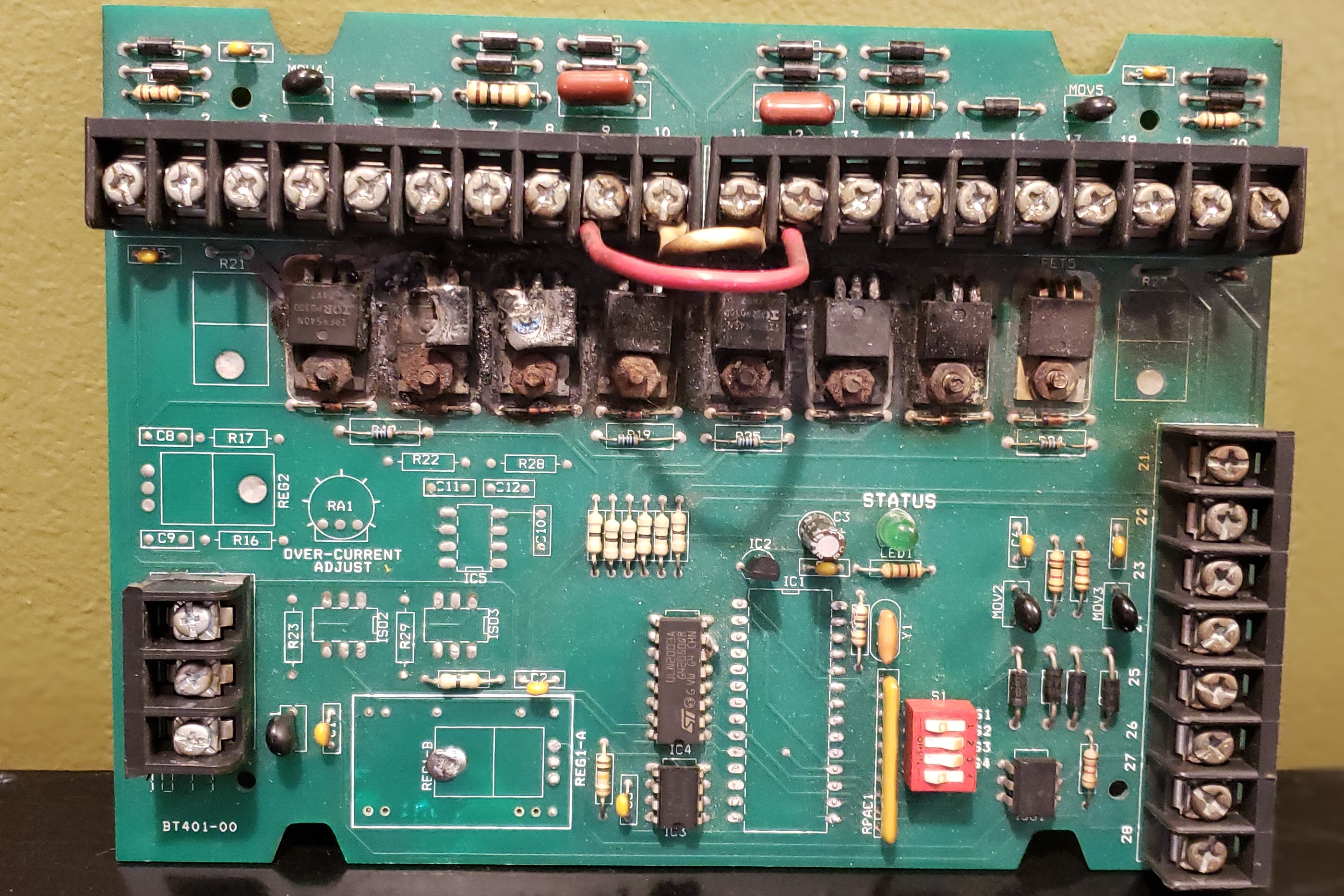 Microprocessor Dual Position Controller Front View